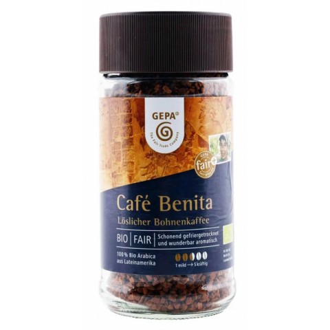 GEPA The Fair Trade Company, Cafea solubila benita bio si fairtrade, 100g, biomag.ro