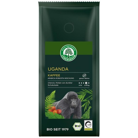 Lebensbaum, Cafea bio uganda boabe - 250 g, biomag.ro