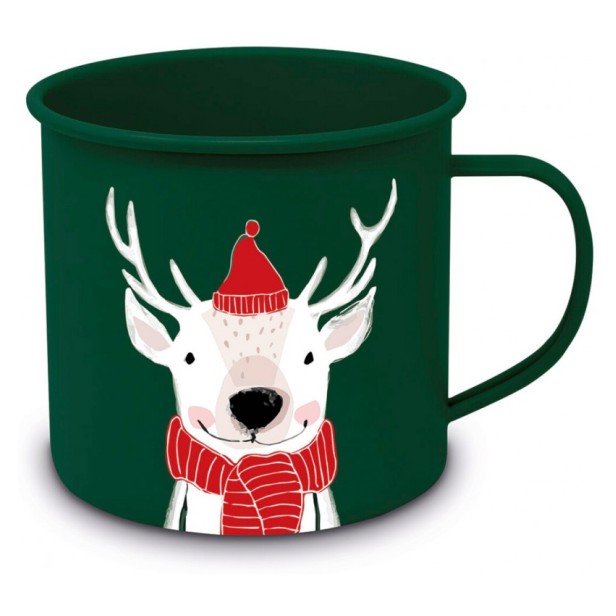 Cana din metal 0,4l rudy,