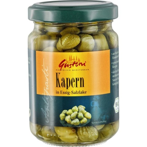 Antipasti bio, Capere in saramura - 140 g, biomag.ro