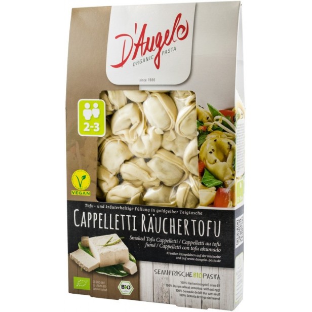 Cappelletti bio cu tofu afumat, 250g d'angelo