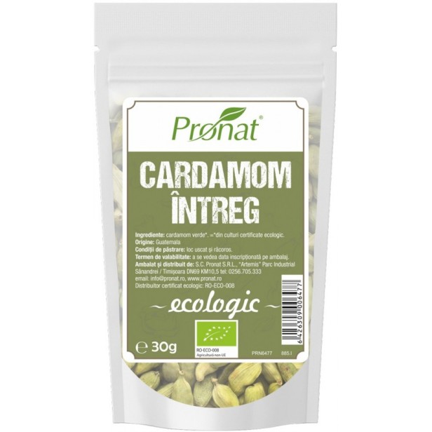Cardamom intreg bio, 30g