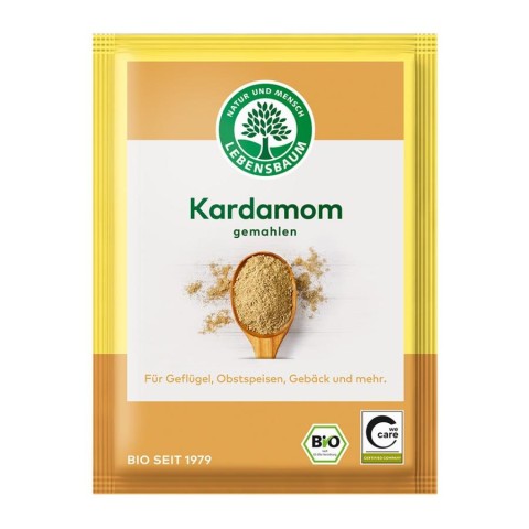 Lebensbaum, Cardamom ecologic macinat - 10 g, biomag.ro