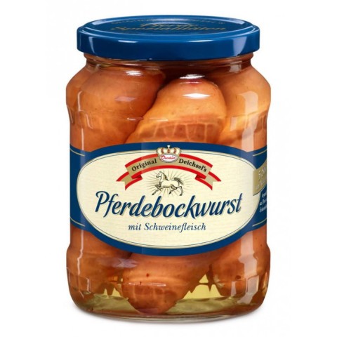 Produse din carne, Carnati din carne de cal si carne de porc, 650g deichsel, biomag.ro