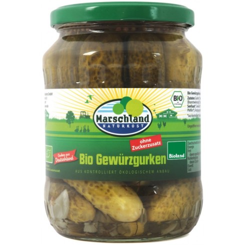Castraveti bio condimentati, fara zahar, 670 / 360g Castraveti bio condimentati, fara zahar, 670 / 360g