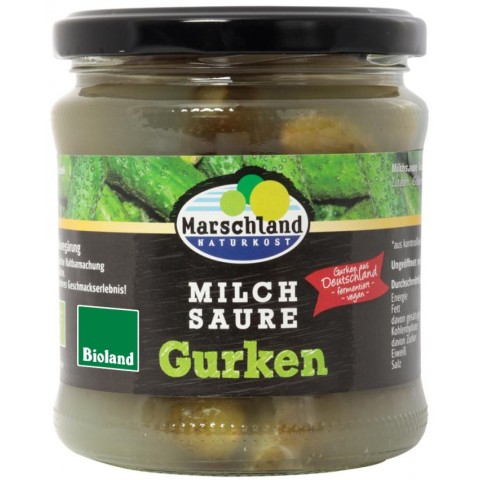 Marschland, Castraveti bio in saramura, 330 / 185g, biomag.ro