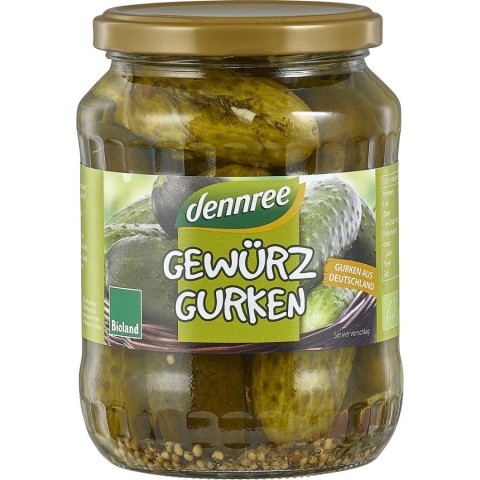 Legume bio in conserva, Castraveti murati - 670 g, biomag.ro