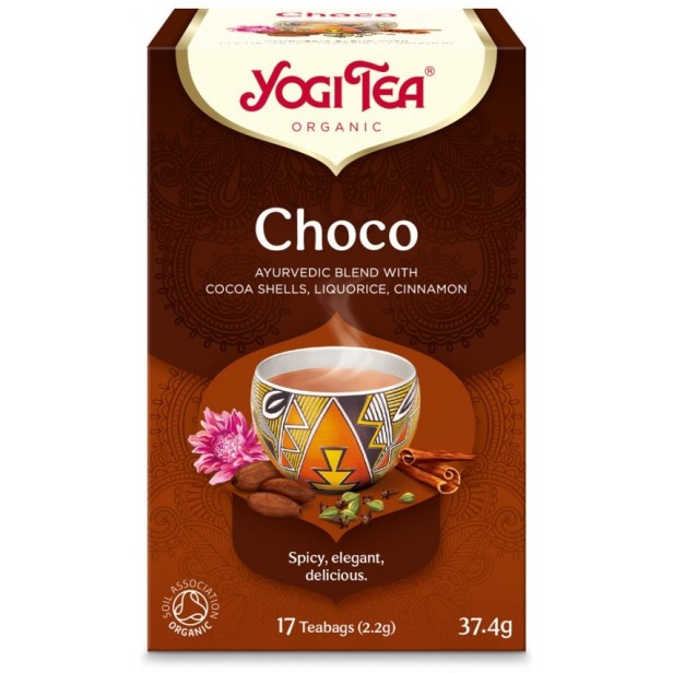 Ceai bio choco, 17 pliculete x 2.2g (37.4g) yogi