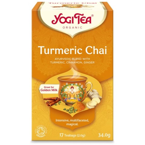 Pagina 10 Bautura, Ceai bio cu turmeric (curcuma), 17 pliculete 34g yogi, biomag.ro