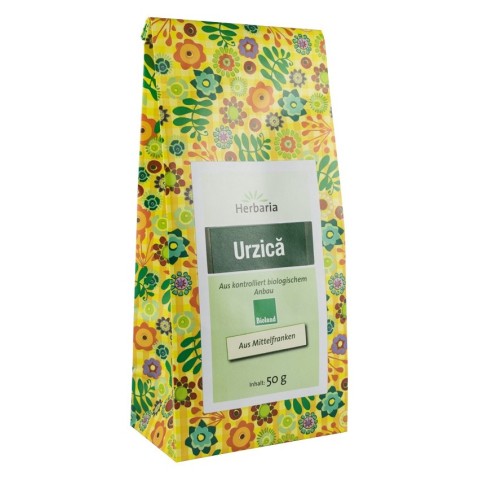Herbaria, Ceai bio de urzica, 50g, biomag.ro