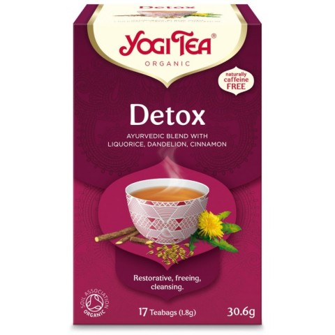 Yogi Tea, Ceai bio detoxifiant, 17 pliculete x 1.8g, (30.6g) yogi, biomag.ro