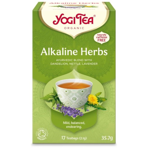 Yogi Tea, Ceai bio din plante alcaline, 17 pliculete x 2.1g, (35.7g) yogi, biomag.ro