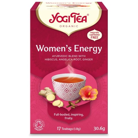 Yogi Tea, Ceai bio energie pentru femei, 17 pliculete x 1.8g, (30.6g) yogi, biomag.ro