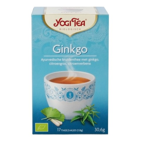 Yogi Tea, Ceai bio ginkgo, 17 pliculete 30.6g yogi, biomag.ro