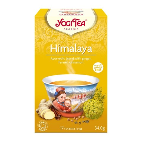 Yogi Tea, Ceai bio himalaya, 17 pliculete 34g yogi, biomag.ro