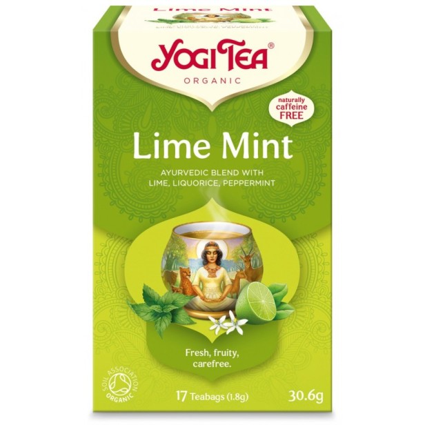 Ceai bio lamaie si menta, 17 pliculete x 1.8g (30.6g) yogi