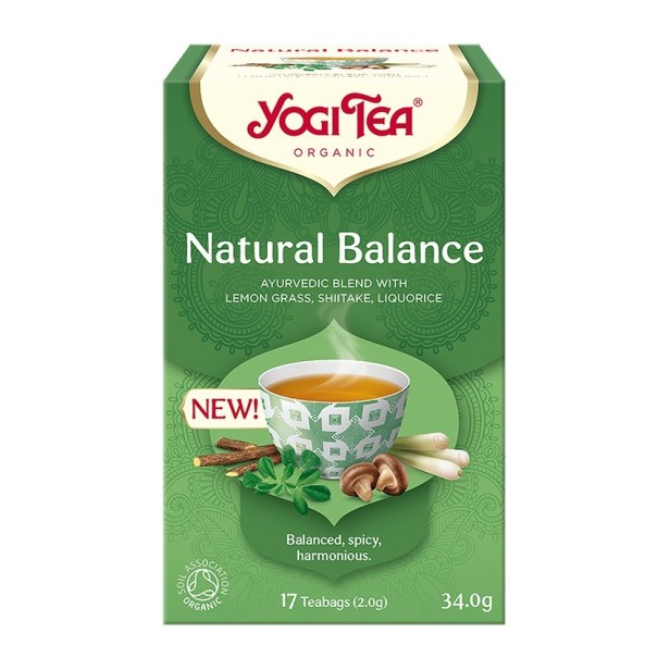 Ceai bio natural balance, 34.0g yogi