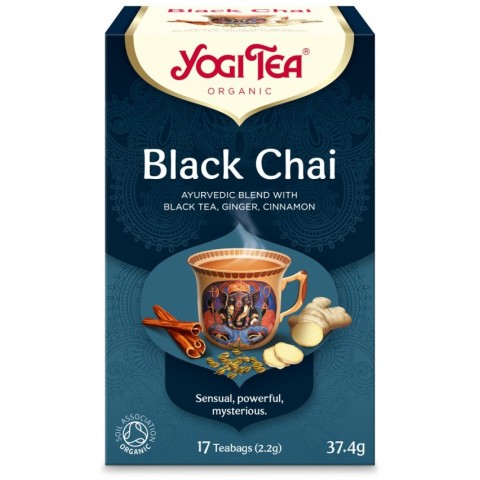 Yogi Tea, Ceai bio negru, 17 pliculete x 2.2g (37.4g) yogi, biomag.ro