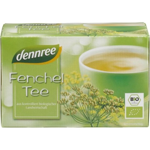Dennree, Ceai de fenicul bio - 30 g, biomag.ro