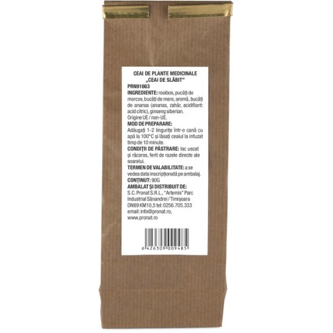 Ceaiuri naturale, Ceai de plante medicinale ceai de slabit 90g, biomag.ro