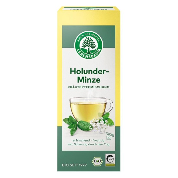 Ceai de soc cu menta bio - 30 g