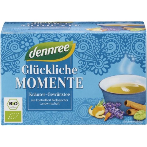Dennree, Ceai bio momente fericite - 40 g, biomag.ro