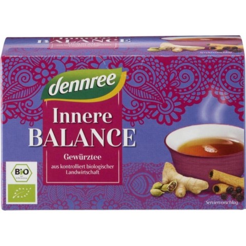 Dennree, Ceai bio pentru echilibru interior - 40 g, biomag.ro