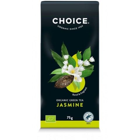 Choice, Ceai verde bio jasmin, 75g choice®, biomag.ro