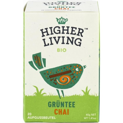 Higher Living, Ceai verde chai - 40 g, biomag.ro