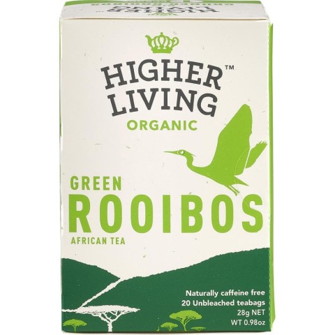 Ceai bio la plic, Ceai verde rooibos - 28 g, biomag.ro
