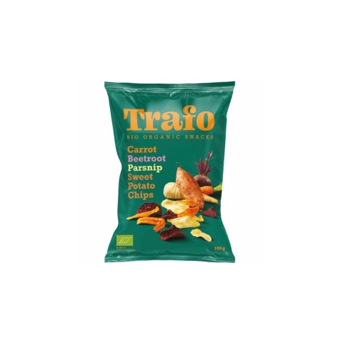 Trafo, Chipsuri bio de legume, 100g, biomag.ro