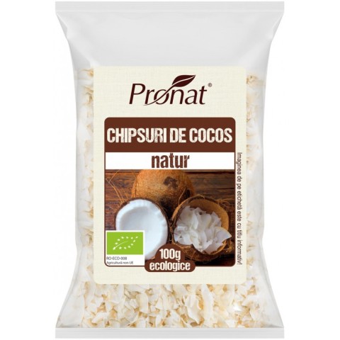 Pagina 17 Hrana sanatoasa, Chipsuri bio din nuca de cocos, natur, 100g, biomag.ro