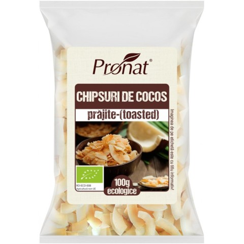 Pagina 17 Hrana sanatoasa, Chipsuri bio din nuca de cocos, prajite (toasted), 100g, biomag.ro