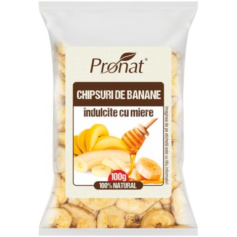 Pagina 24 Traieste sanatos, Chipsuri de banane cu miere 100g, biomag.ro