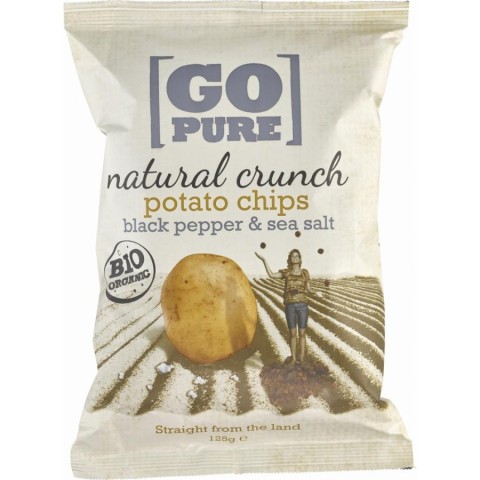 Sticksuri, chipsuri si covrigei, Chipsuri de cartofi cu sare si piper coapte manual - 125 g, biomag.ro