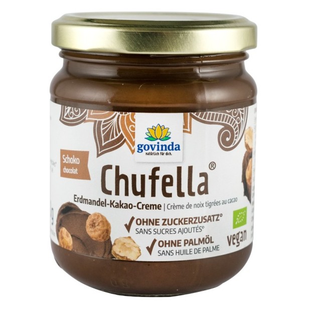 Chufella bio, fara zahar, 220g govinda