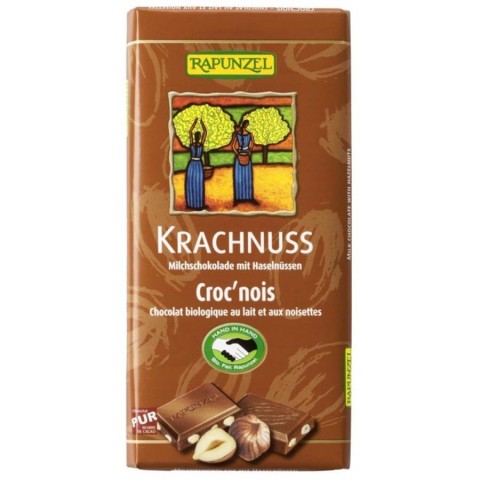 Pagina 4 Ciocolata bio, Ciocolata bio din lapte integral cu alune - 100 g, biomag.ro