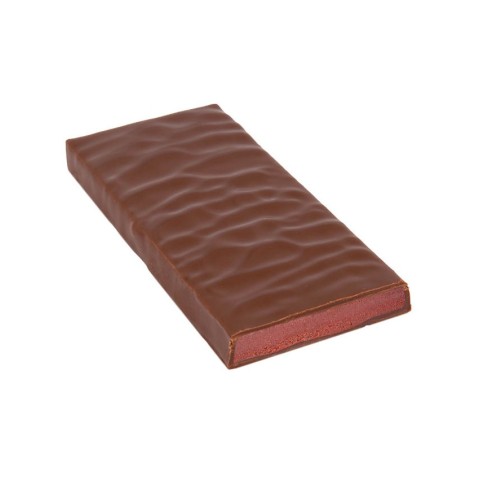 ZOTTER CHOCOLATE, Ciocolata neagra vegana bio umpluta cu ganache de vin rosu jingle bells rock, 70g, biomag.ro