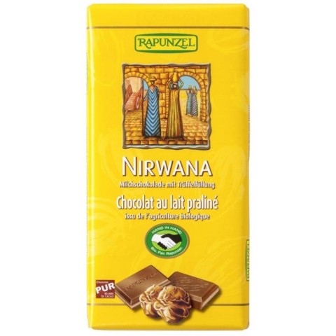Pagina 4 Ciocolata bio, Ciocolata bio nirwana cu praline hih - 100 g, biomag.ro
