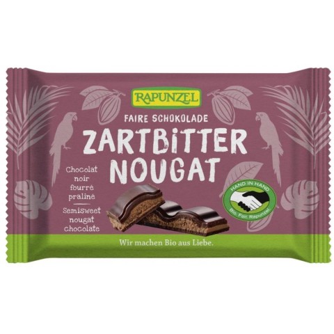 Pagina 4 Ciocolata bio, Ciocolata bio nougat amaruie - 100 g, biomag.ro