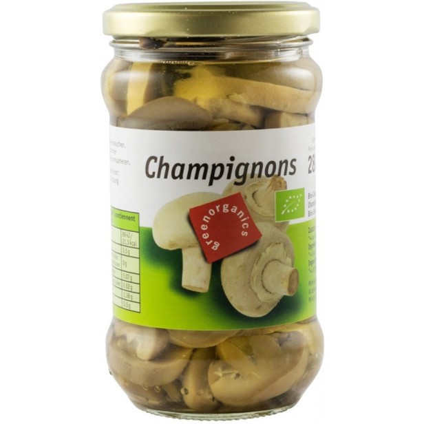 Ciuperci champignon bio, 280g / 170g green organics