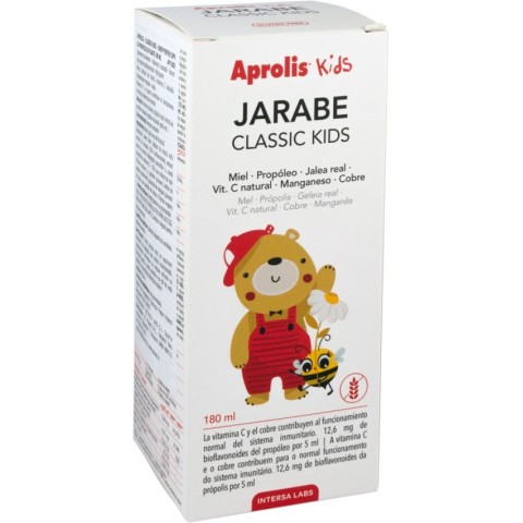 Intersa Labs - Aprolis, Classic kids sirop pentru copii, cu propolis si plante 180ml, biomag.ro