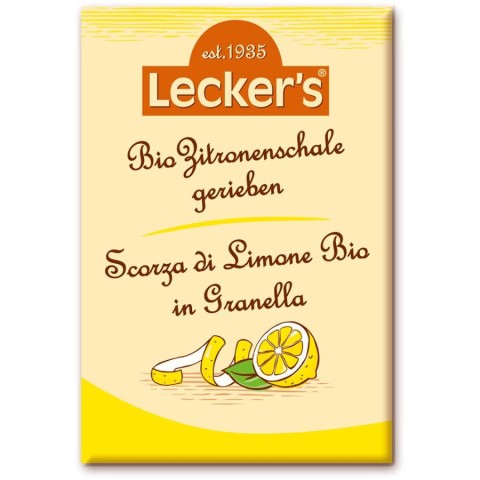 Leckers, Coaja de lamaie bio rasa - 15 g, biomag.ro