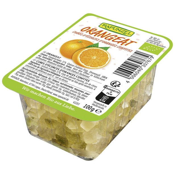 Coaja de portocala bio confiata - 100 g
