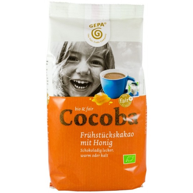 Cocoba - cacao bio si fairtrade cu miere, 400g
