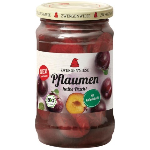 Zwergenwiese, Compot bio de prune jumatati fara gluten - 360 g, biomag.ro