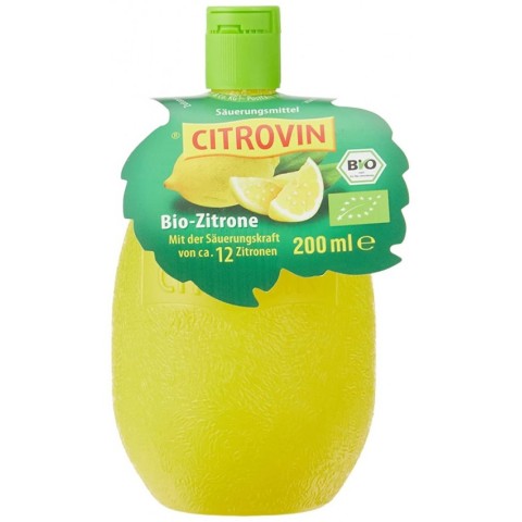 Sucuri de fructe, Concentrat bio de lamaie, 200ml citrovin, biomag.ro