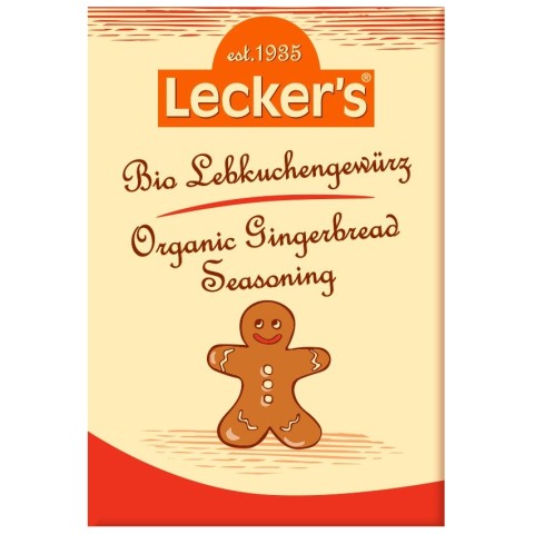 Lecker's, Condimente bio pentru turta dulce, 16g lecker's, biomag.ro