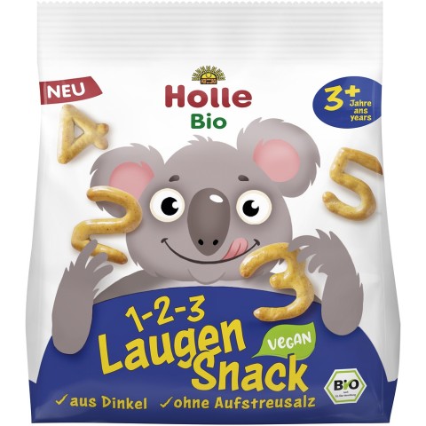 Holle, Covrigei numere bio din grau spelta pentru copii 3 ani - 80 g, biomag.ro