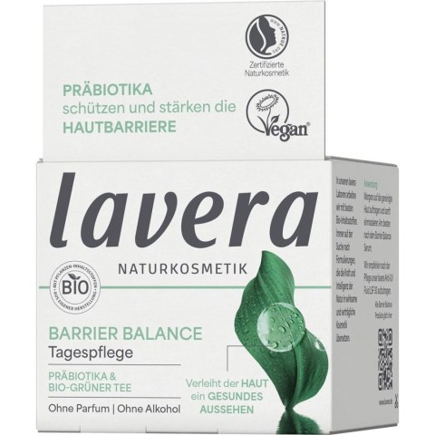 Lavera, Crema de  zi echilibranta barrier balance cu probiotice si cea verde bio - 50 ml, biomag.ro